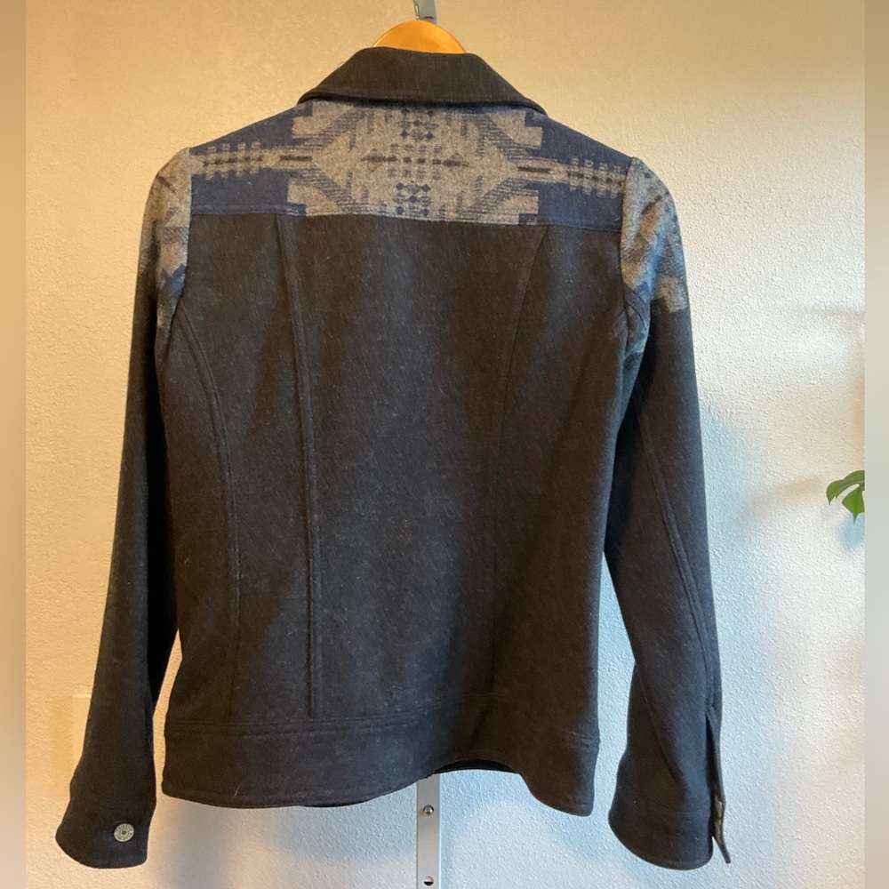 Pendleton Jacket Xs Charcoal Gray - image 3